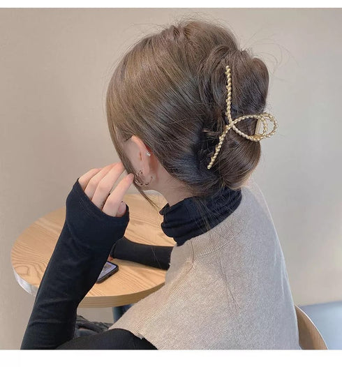 Metal Hollow Hair Claw